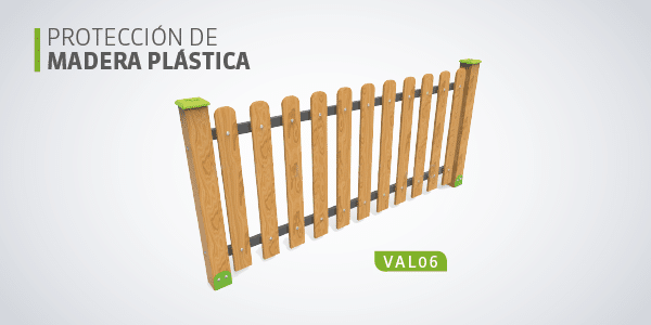 valla madera plastica wpc